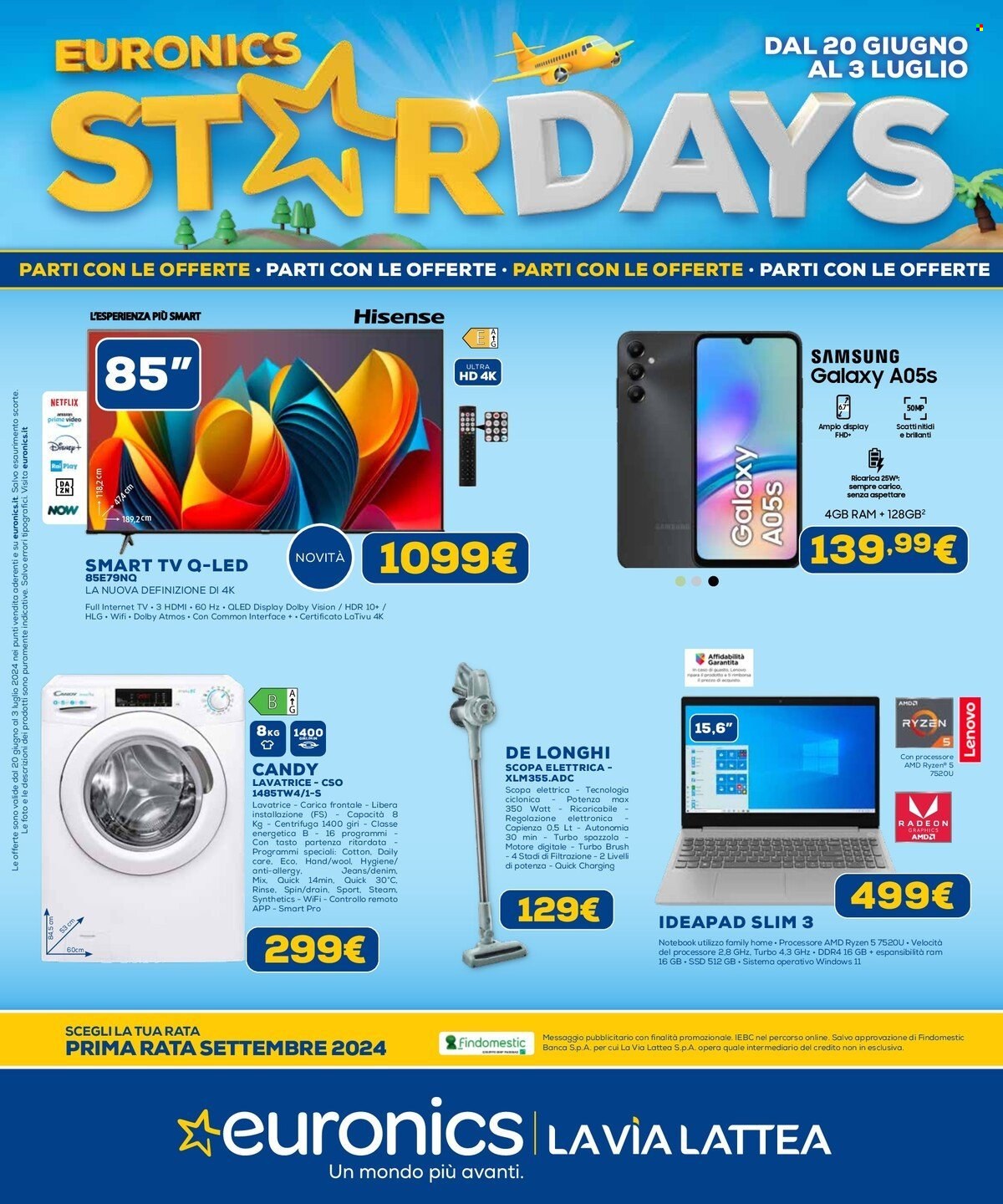 Volantino Euronics - 20/6/2024 - 3/7/2024. Pagina 1