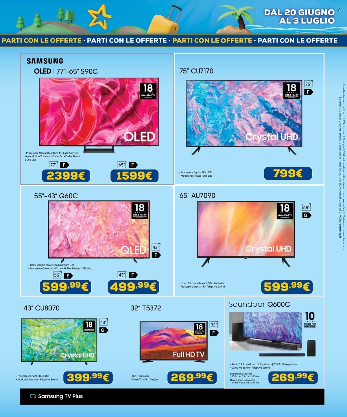 Volantino Euronics - 20/6/2024 - 3/7/2024. Pagina 14