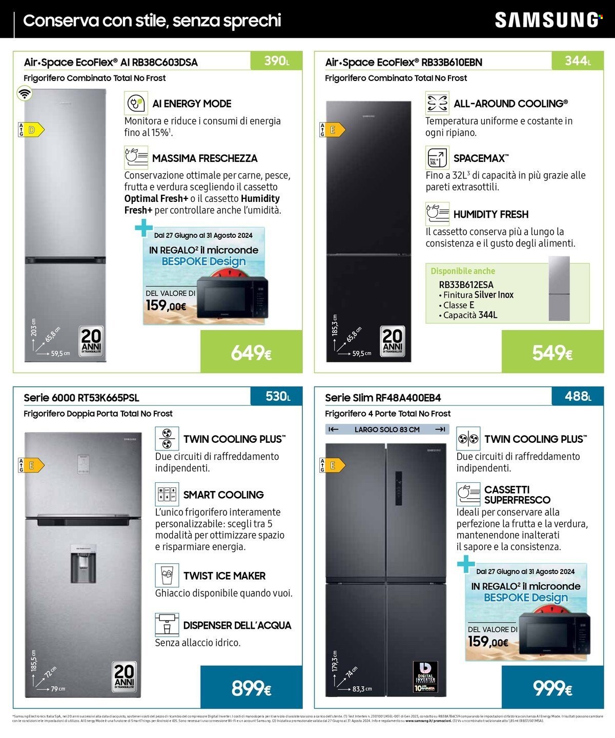Volantino Euronics - 20/6/2024 - 3/7/2024. Pagina 23