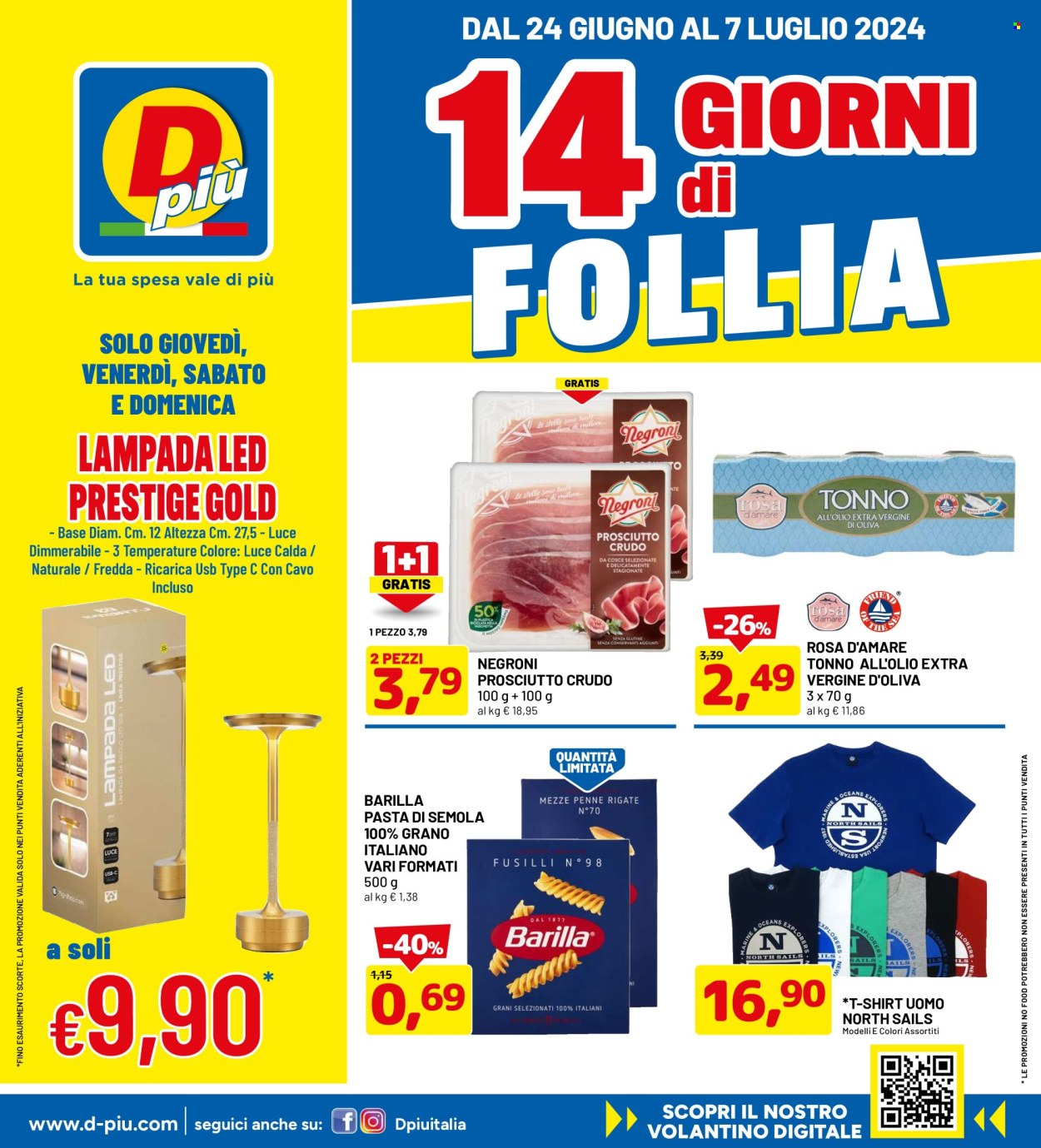 Volantino Dpiù - 24/6/2024 - 7/7/2024. Pagina 1
