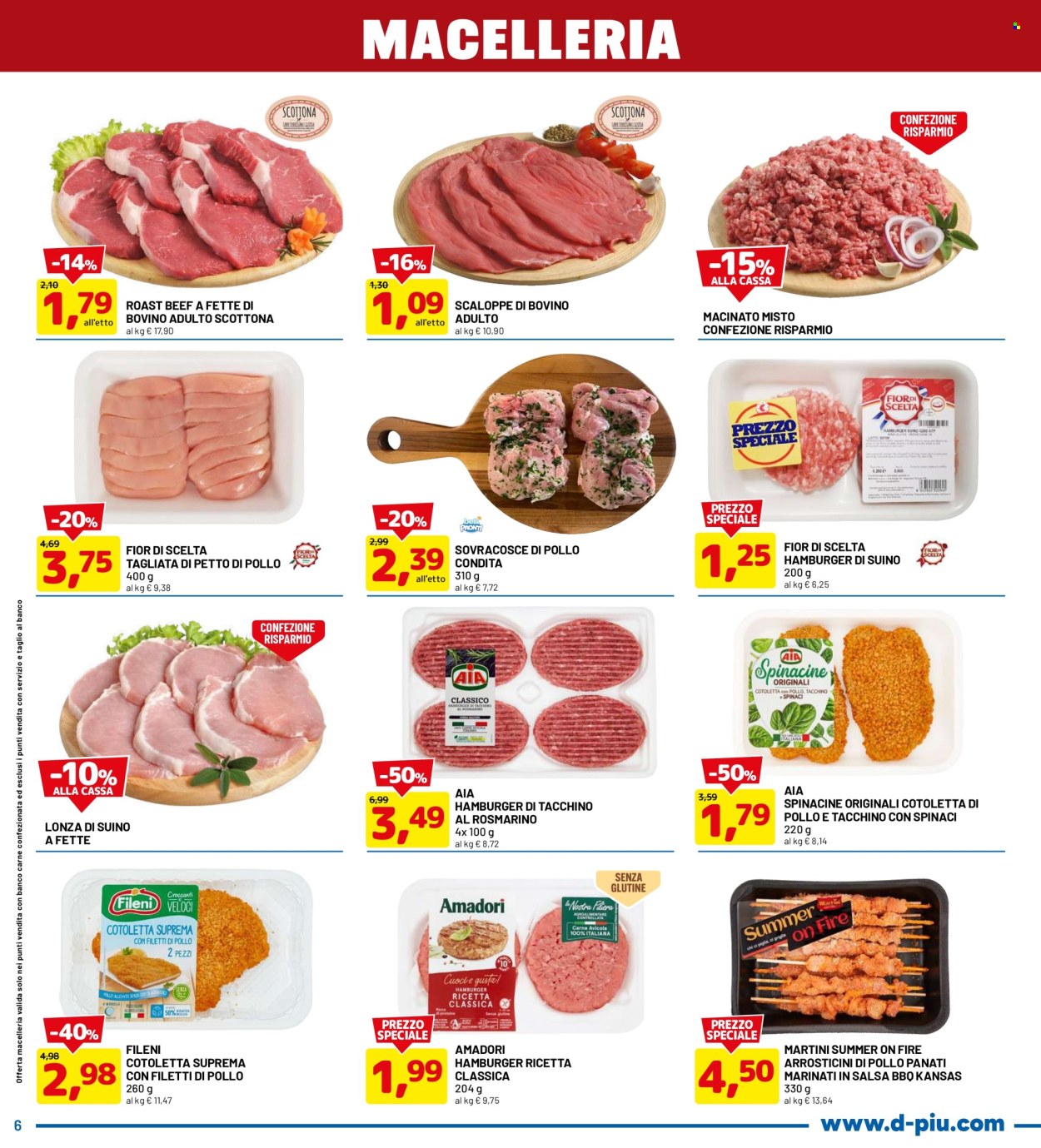Volantino Dpiù - 24/6/2024 - 7/7/2024. Pagina 6