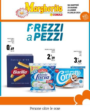 Volantino Margherita Conad - 25/6/2024 - 8/7/2024.