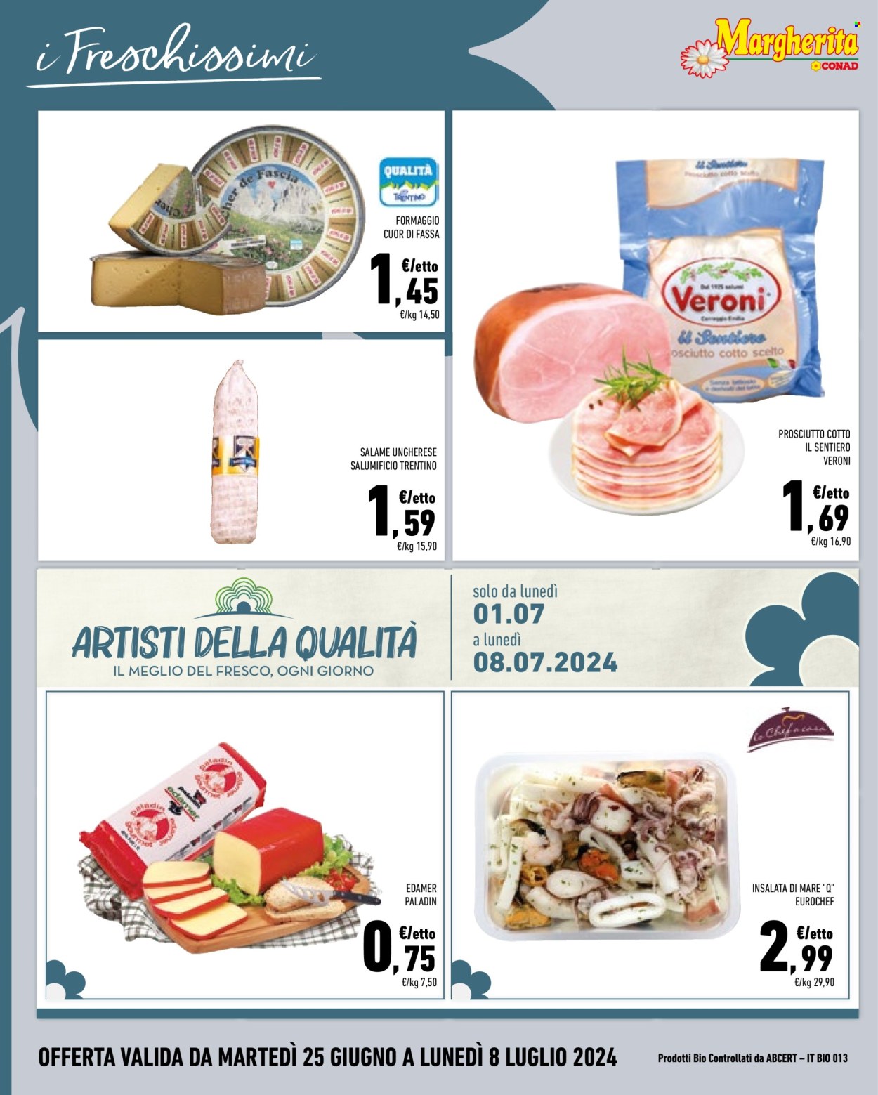 Volantino Margherita Conad - 25/6/2024 - 8/7/2024. Pagina 4
