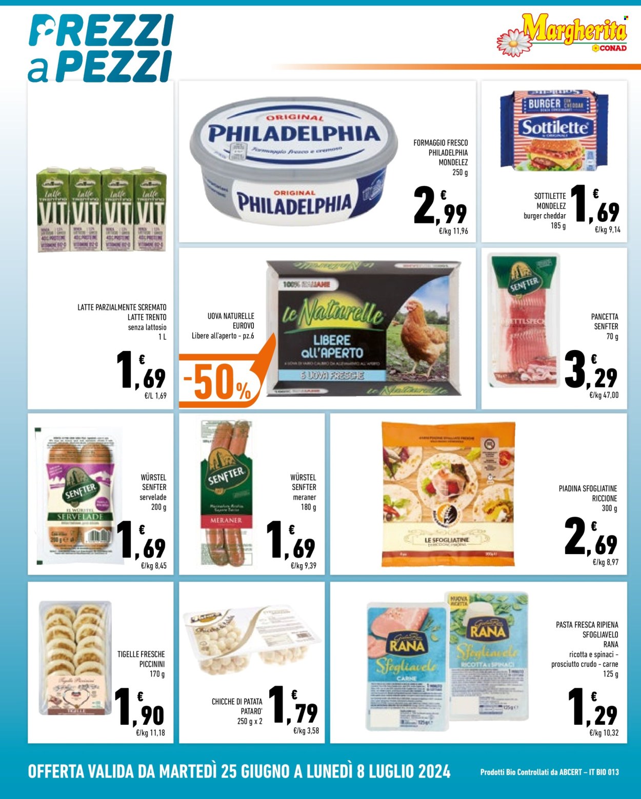 Volantino Margherita Conad - 25/6/2024 - 8/7/2024. Pagina 6