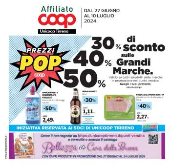 Volantino Coop - 27/6/2024 - 10/7/2024.