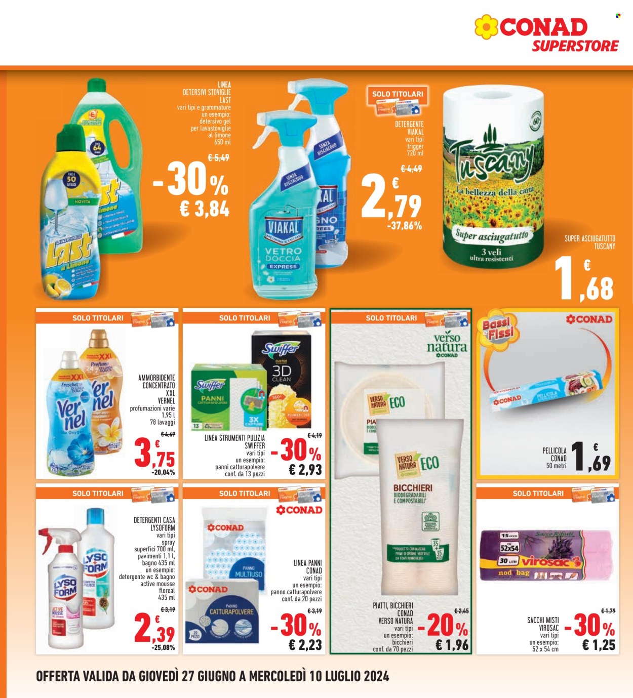 Volantino Conad Superstore - 27/6/2024 - 10/7/2024. Pagina 24