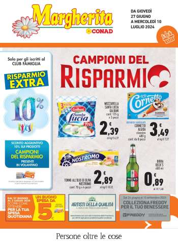 Volantino Margherita Conad - 27/6/2024 - 10/7/2024.