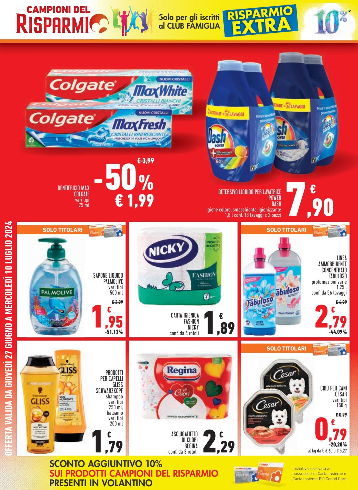 Volantino Margherita Conad - 27/6/2024 - 10/7/2024. Pagina 4