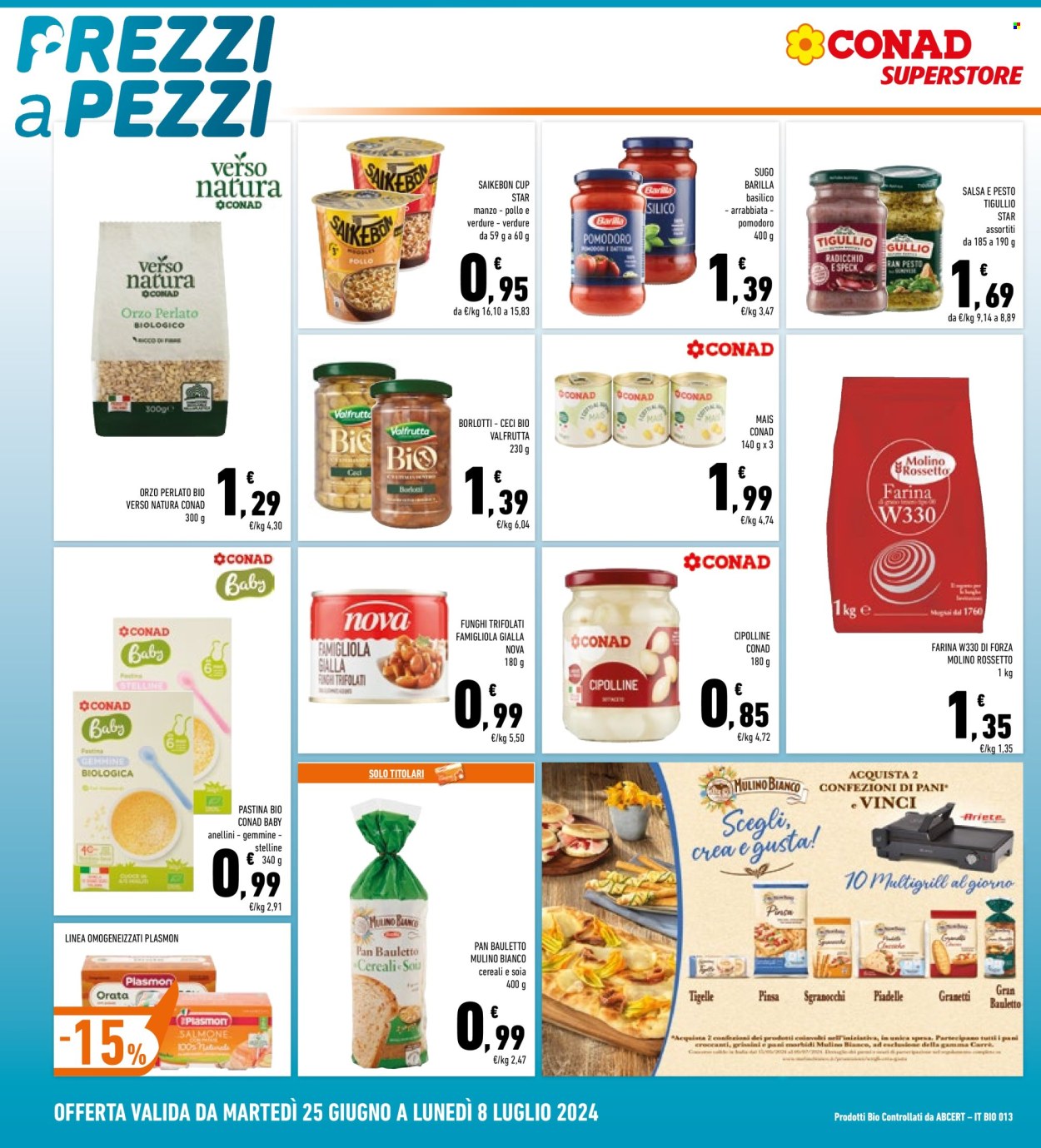 Volantino Conad Superstore - 25/6/2024 - 8/7/2024. Pagina 14