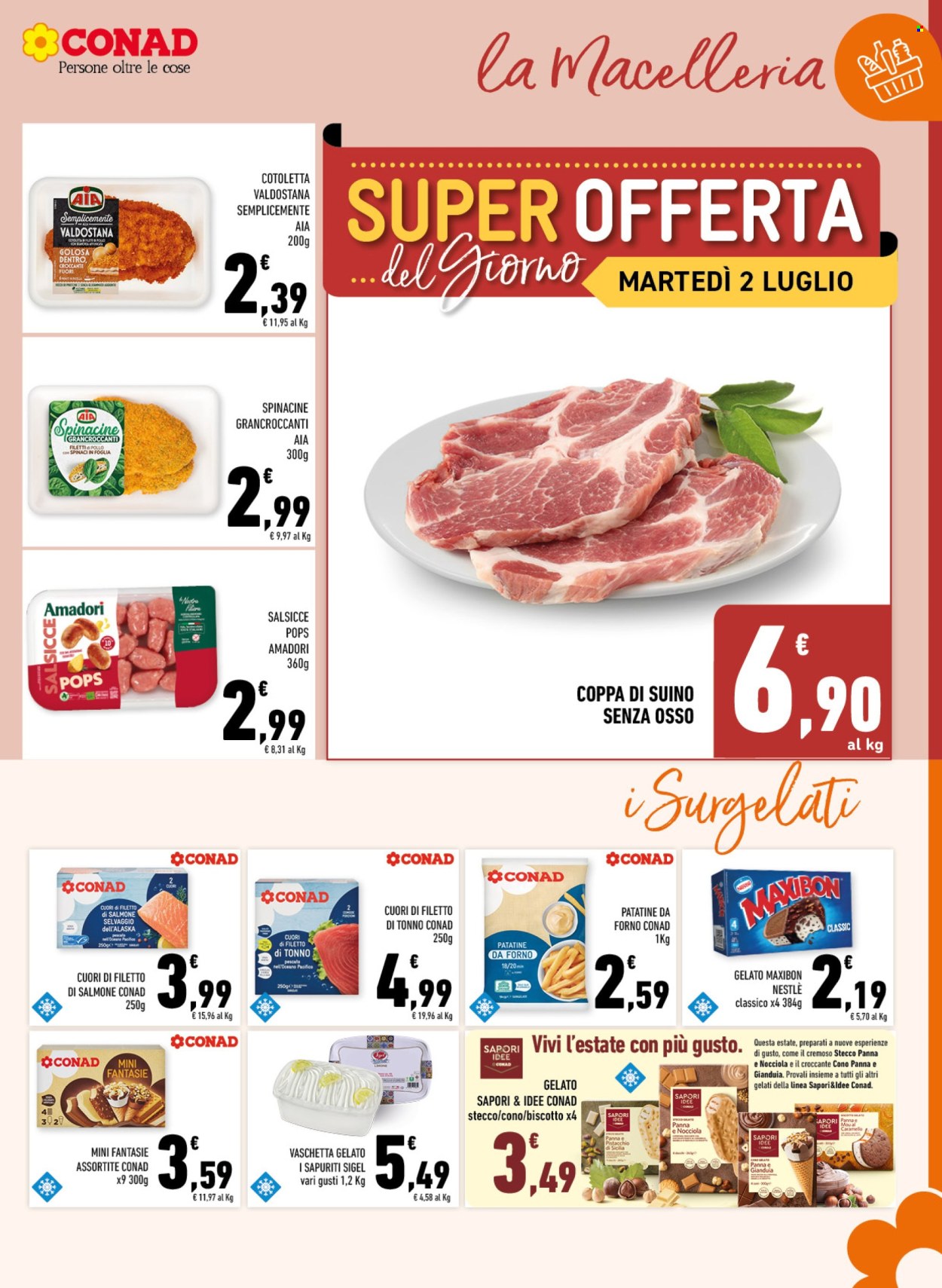 Volantino Margherita Conad - 26/6/2024 - 7/7/2024. Pagina 5