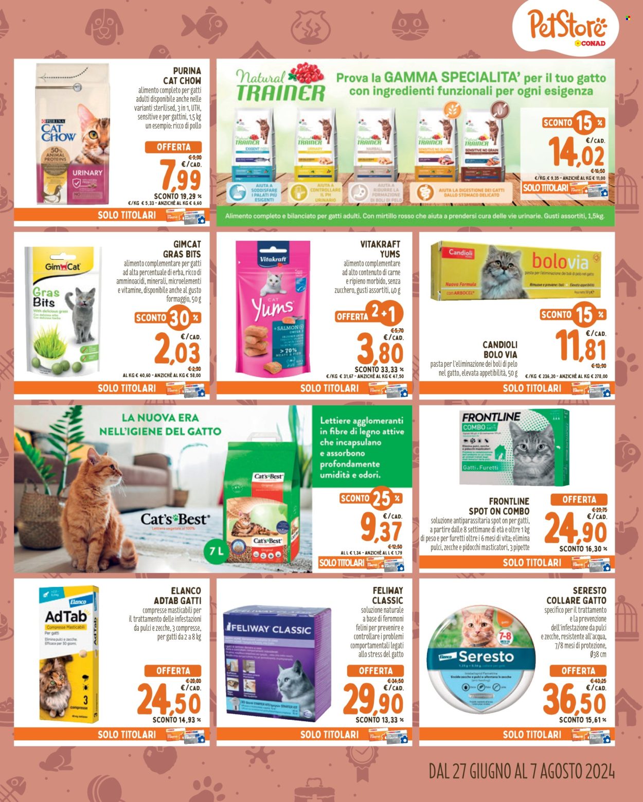 Volantino Pet Store Conad - 27/6/2024 - 7/8/2024. Pagina 5