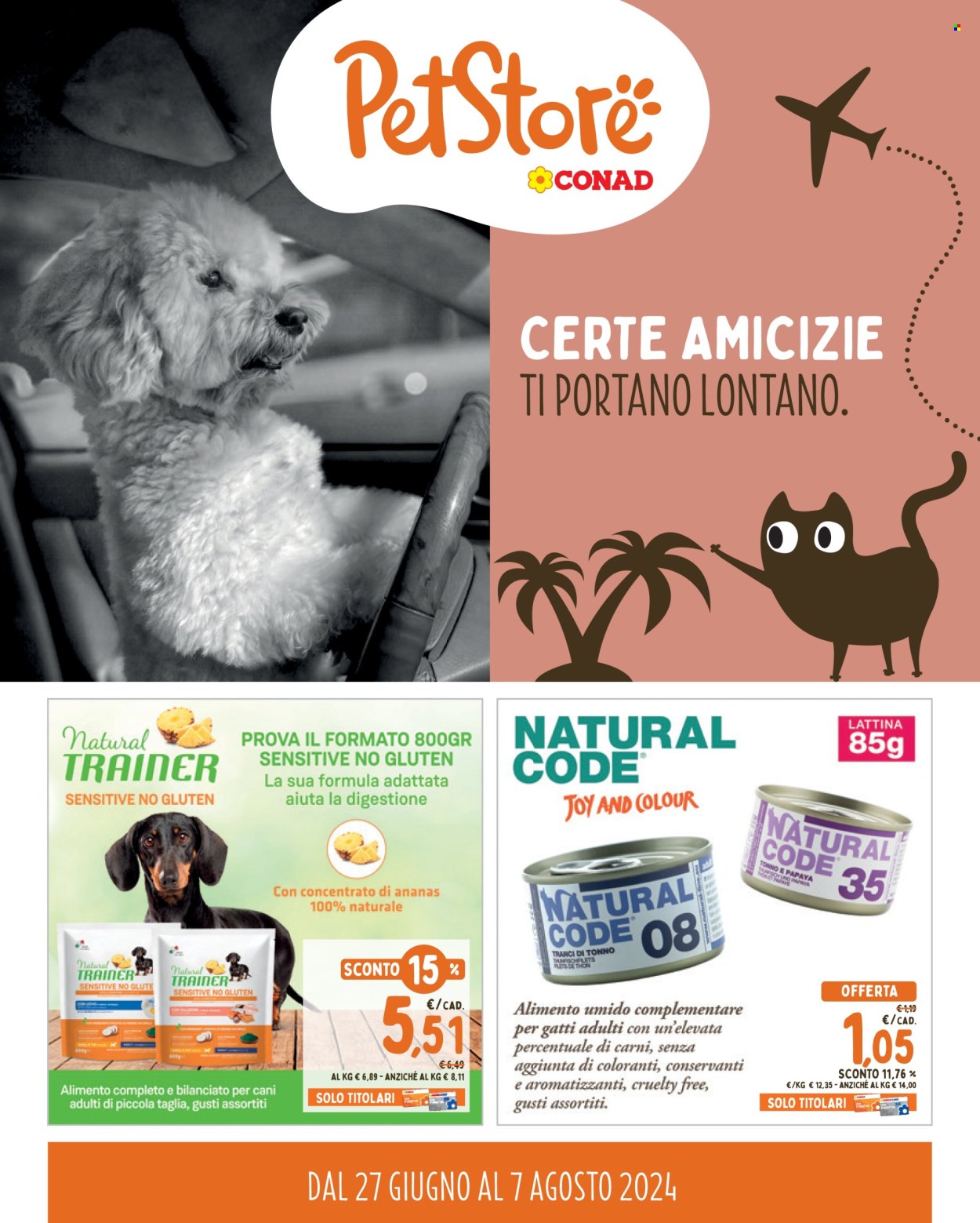 Volantino Conad - 27/6/2024 - 7/8/2024. Pagina 1