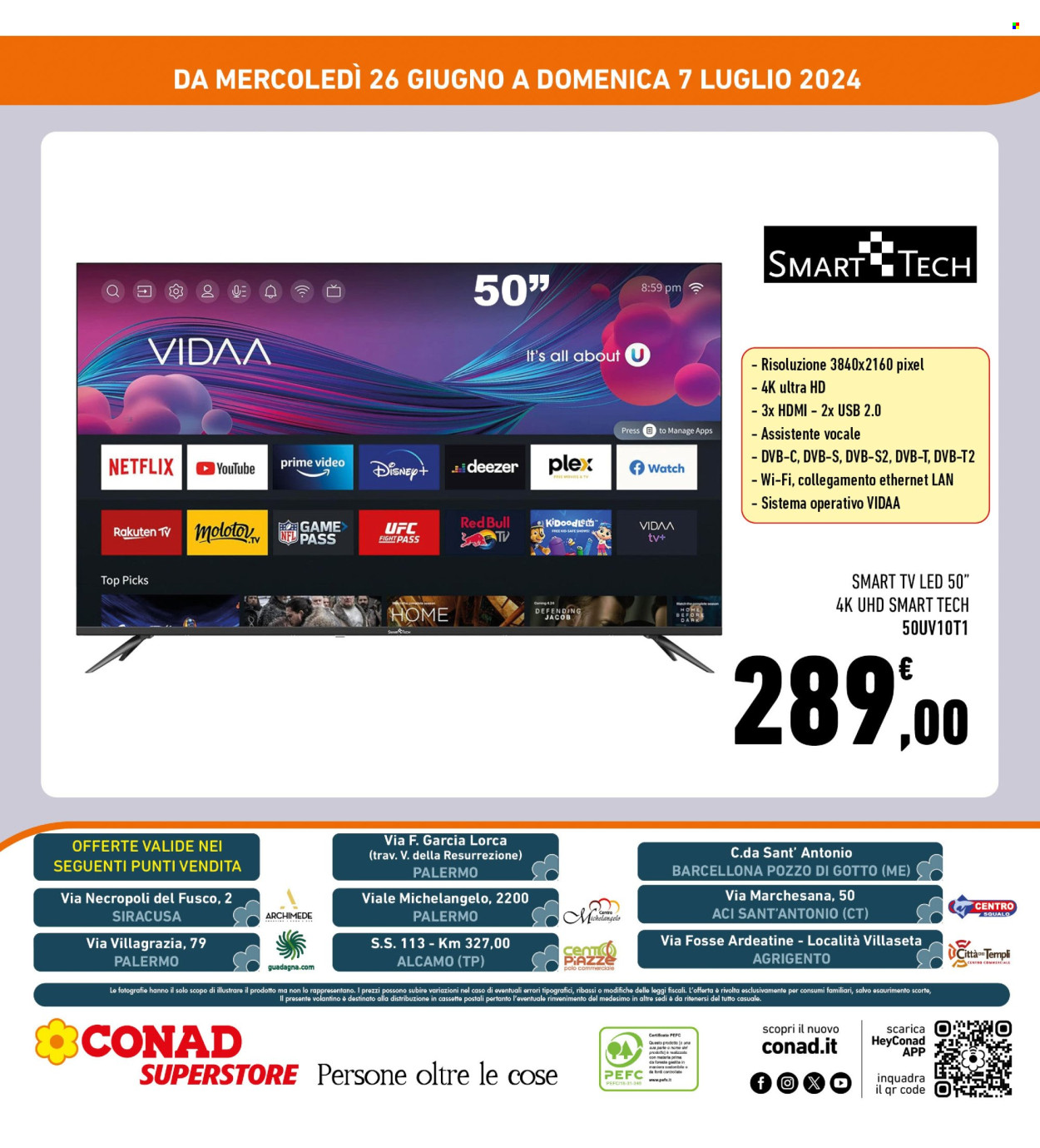 Volantino Conad Superstore - 26/6/2024 - 7/7/2024. Pagina 4