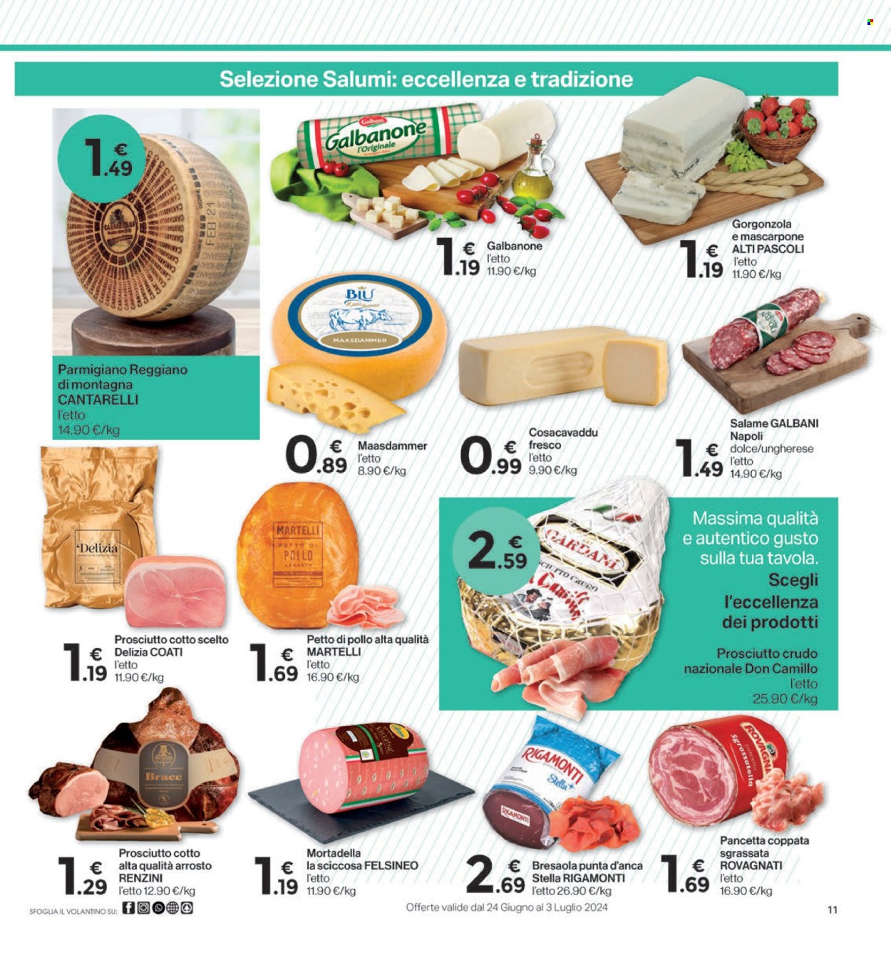 Volantino Eurospar - 24/6/2024 - 3/7/2024. Pagina 11