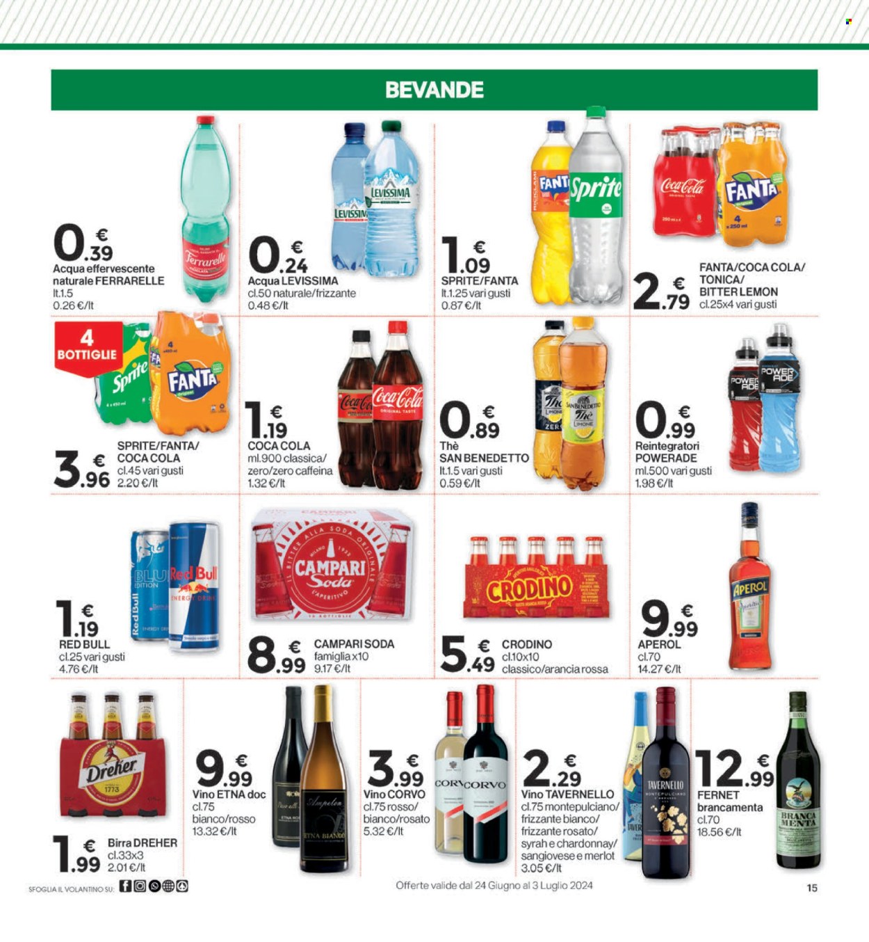 Volantino Eurospar - 24/6/2024 - 3/7/2024. Pagina 15