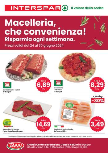Volantino Interspar - 24/6/2024 - 30/6/2024.