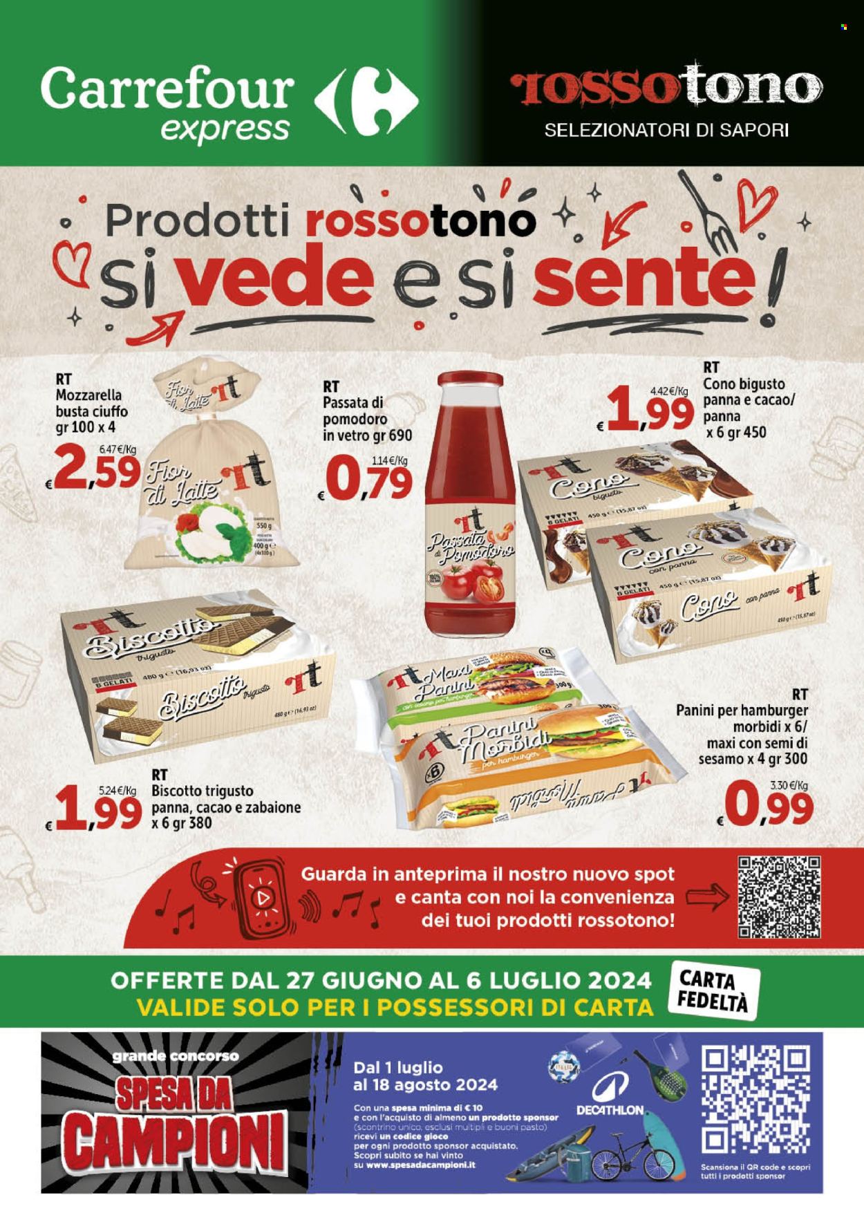 Leták Carrefour - 27.6.2024 - 6.7.2024. Strana 1