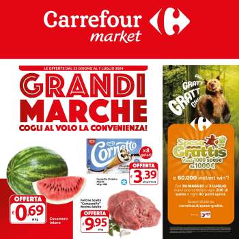 Volantino Carrefour - 25/6/2024 - 7/7/2024.