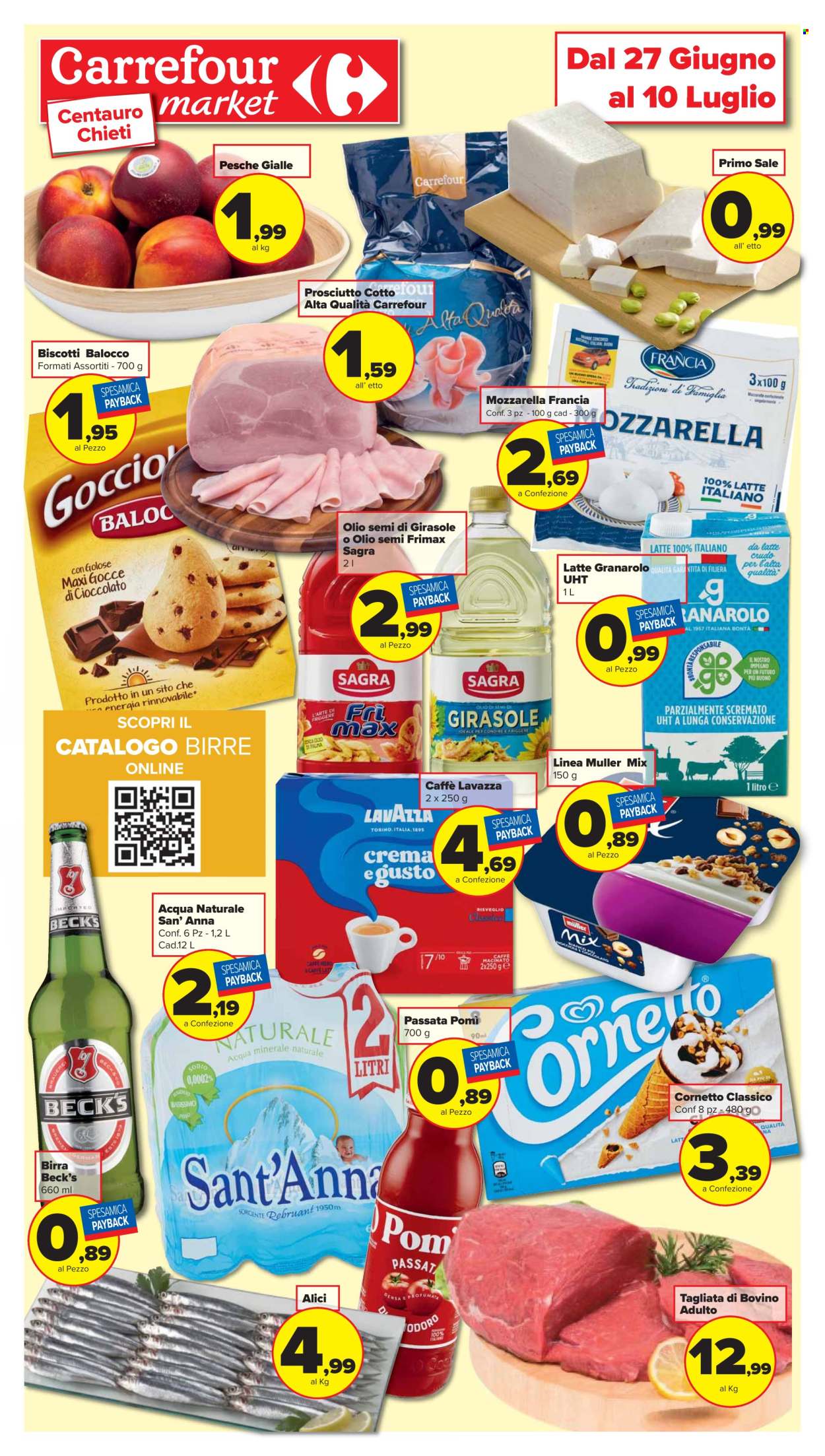 Volantino Carrefour - 27/6/2024 - 10/7/2024. Pagina 1