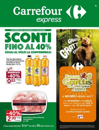 Volantino Carrefour - 25/6/2024 - 7/7/2024.