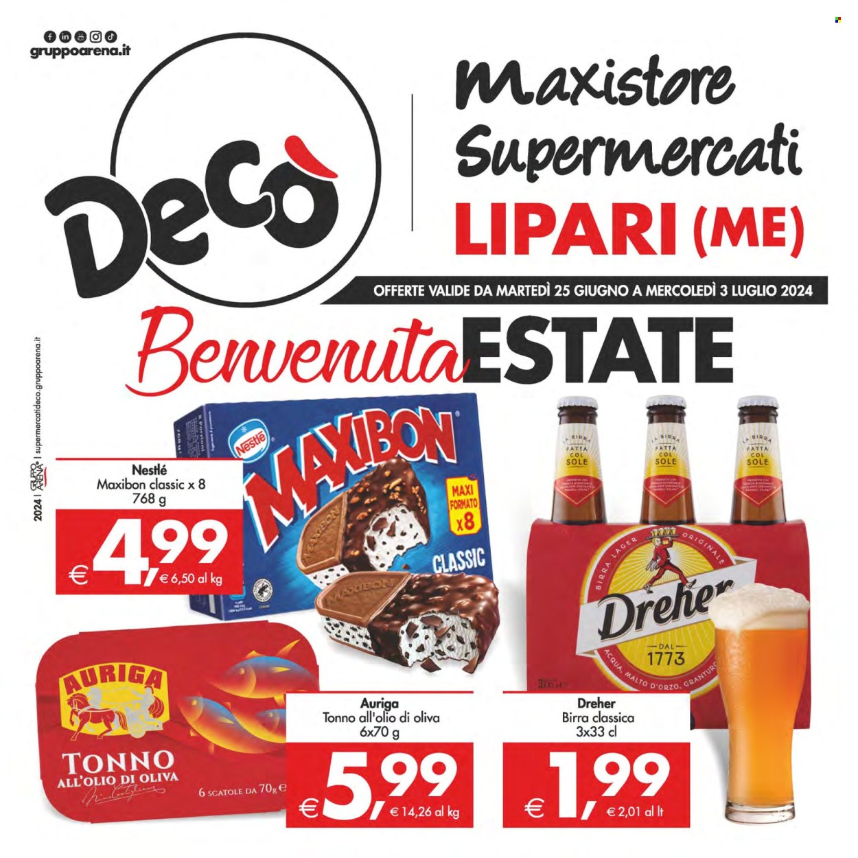 Volantino Deco - 25/6/2024 - 3/7/2024. Pagina 1