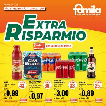 Volantino Famila - 27/6/2024 - 3/7/2024.