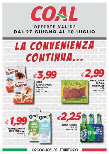 Volantino COAL - 27/6/2024 - 10/7/2024.