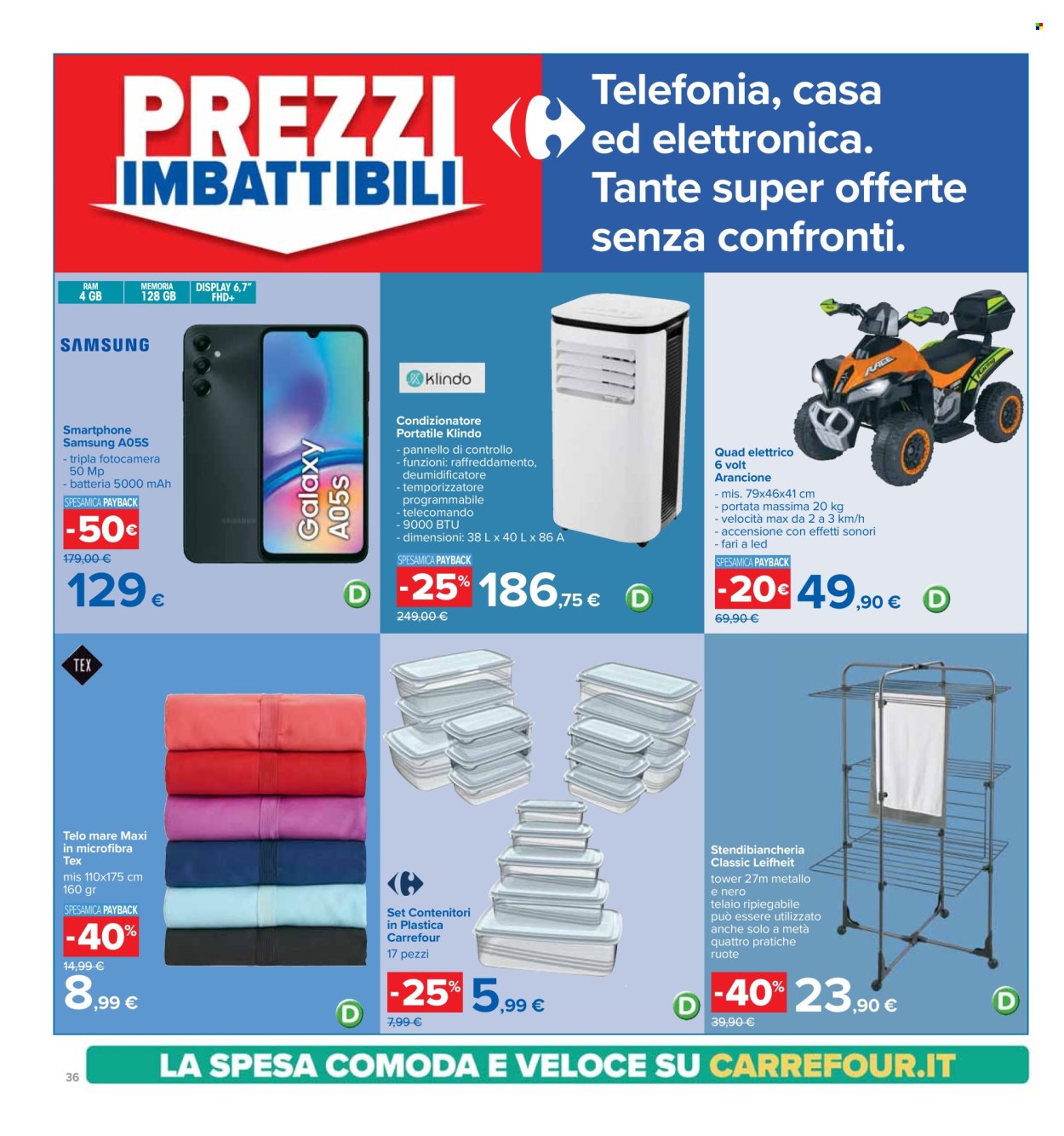 Volantino Carrefour - 27/6/2024 - 10/7/2024. Pagina 36