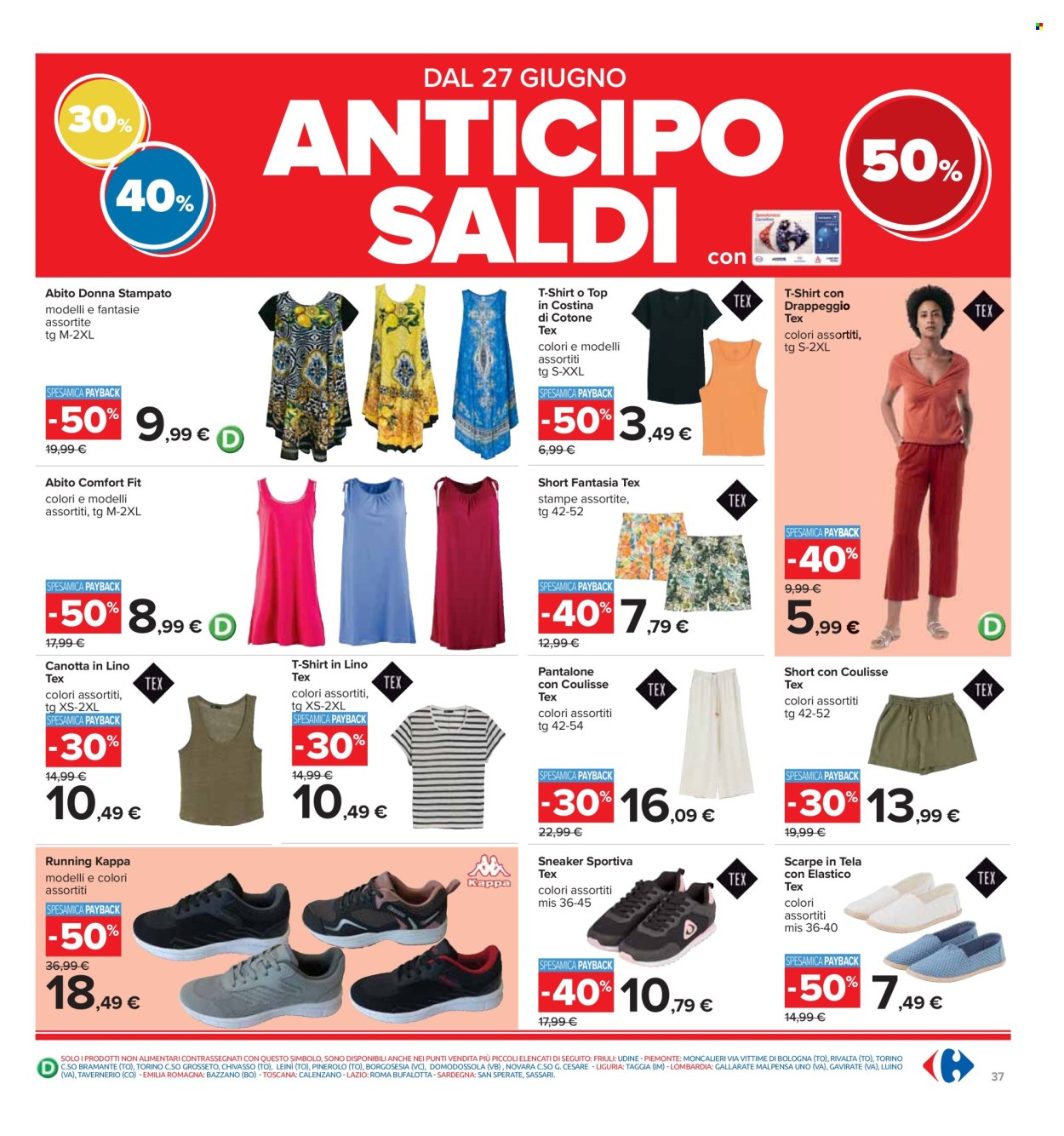 Volantino Carrefour - 27/6/2024 - 10/7/2024. Pagina 37