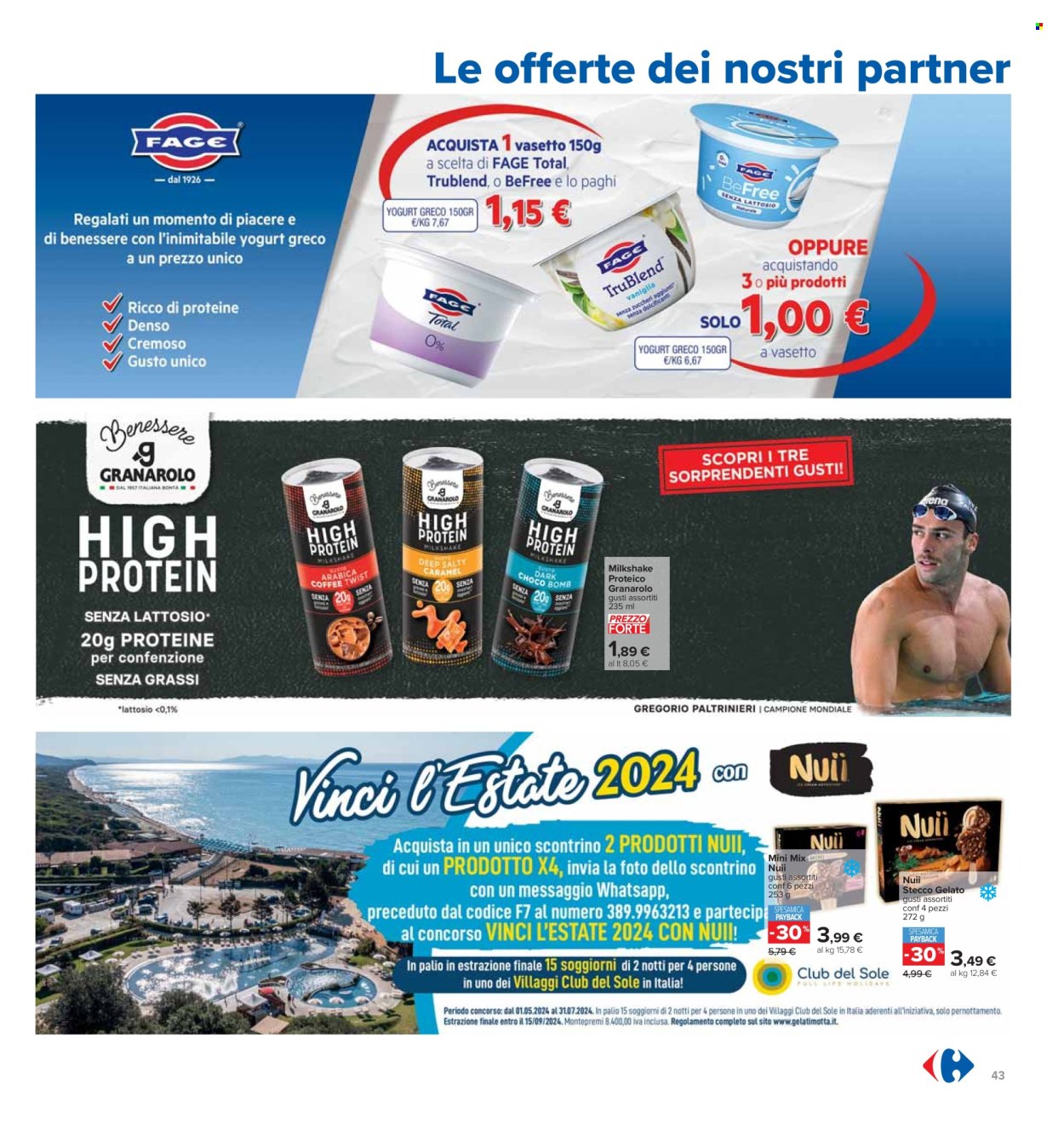 Volantino Carrefour - 27/6/2024 - 10/7/2024. Pagina 43