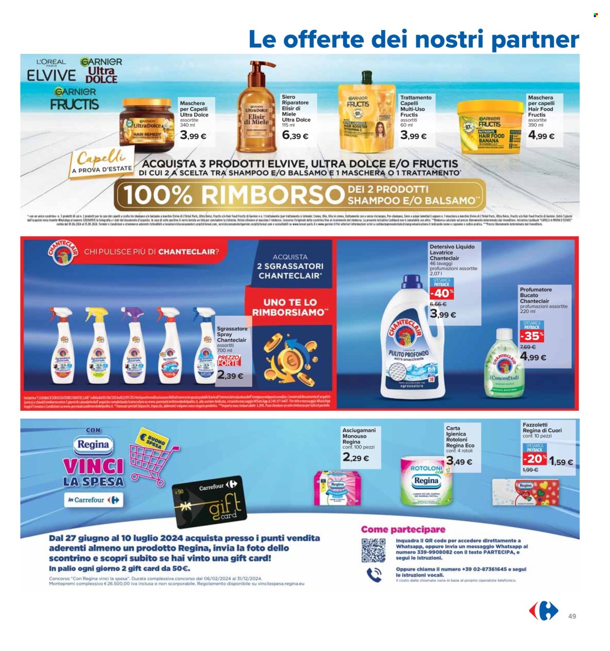 Volantino Carrefour - 27/6/2024 - 10/7/2024. Pagina 49