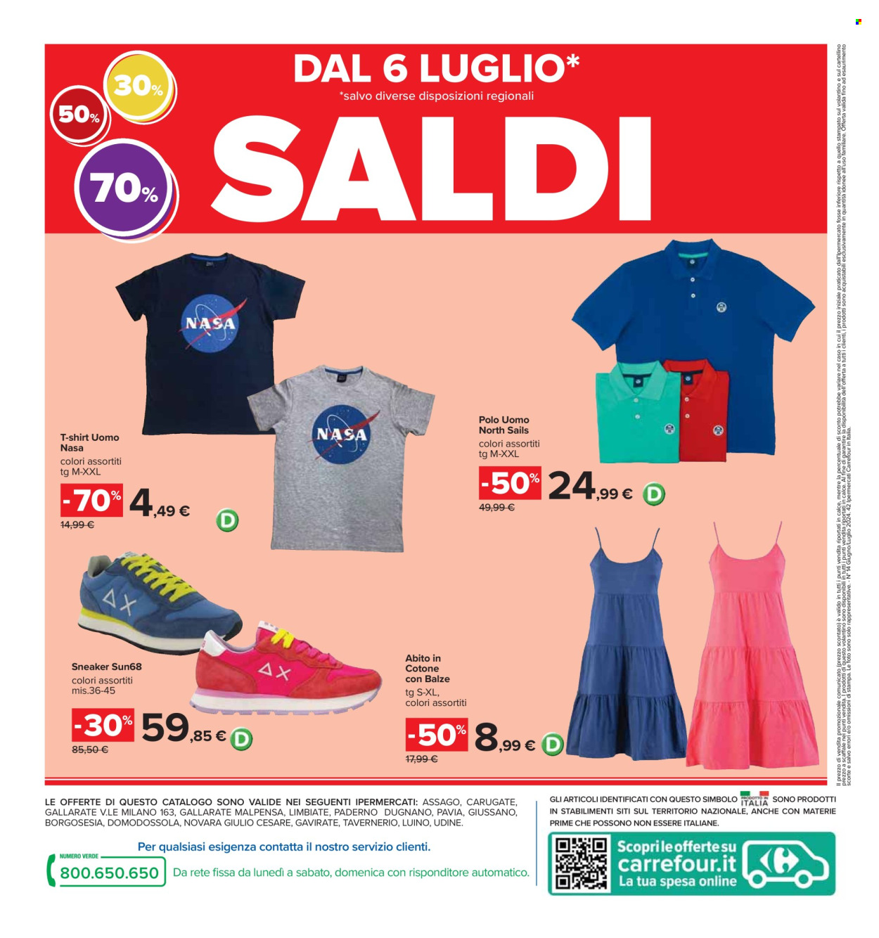 Volantino Carrefour - 27/6/2024 - 10/7/2024. Pagina 50