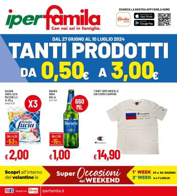 Volantino Famila - 27/6/2024 - 10/7/2024.