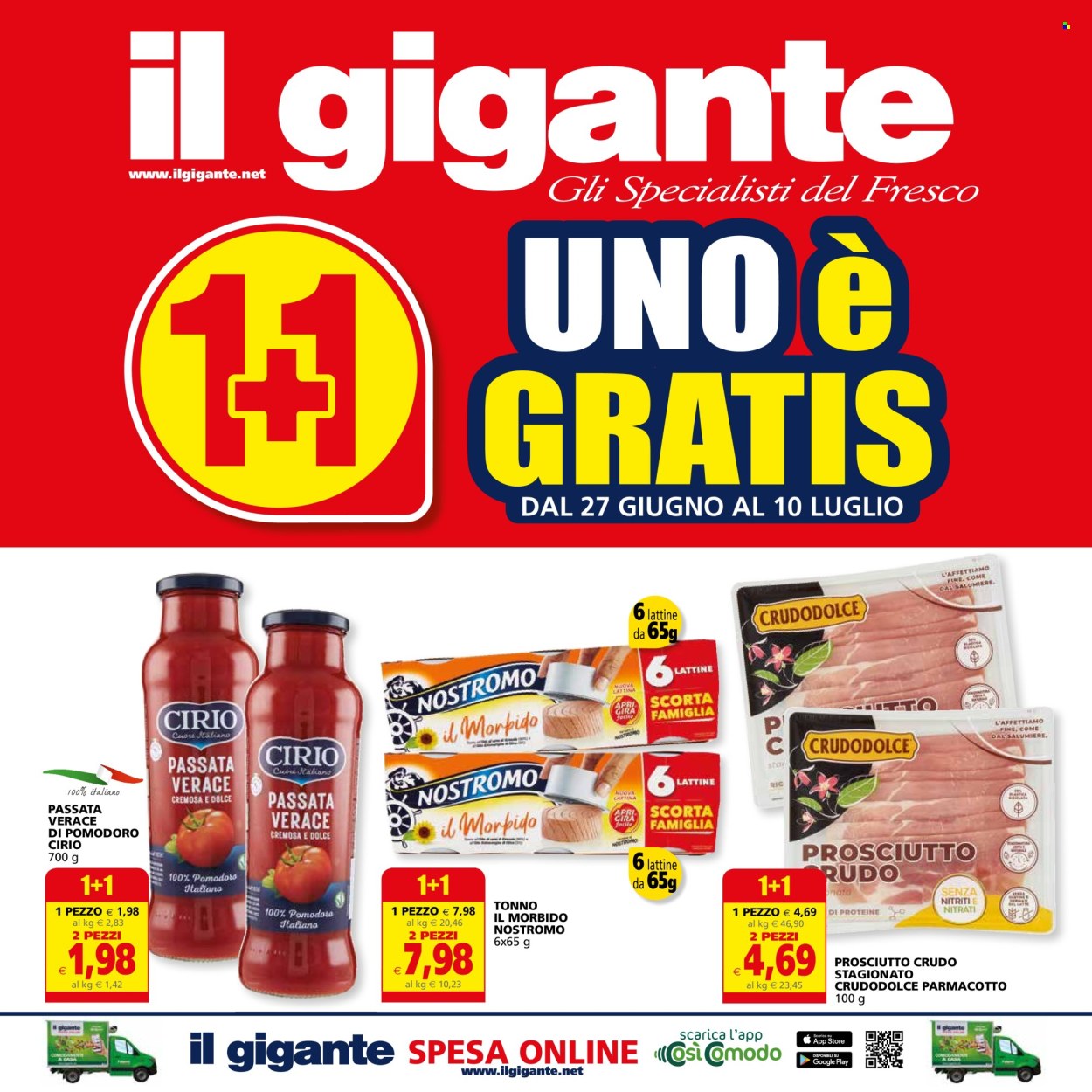 Volantino Il Gigante - 27/6/2024 - 10/7/2024. Pagina 1