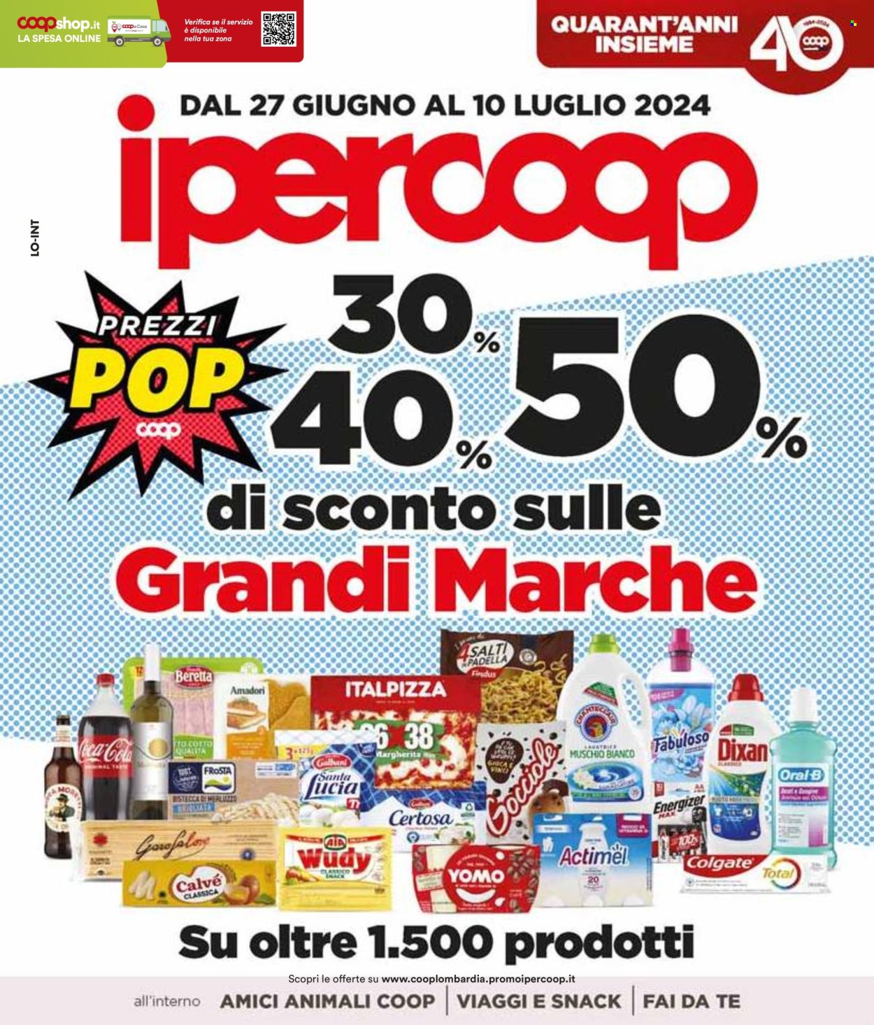 Volantino Coop - 27/6/2024 - 10/7/2024. Pagina 1