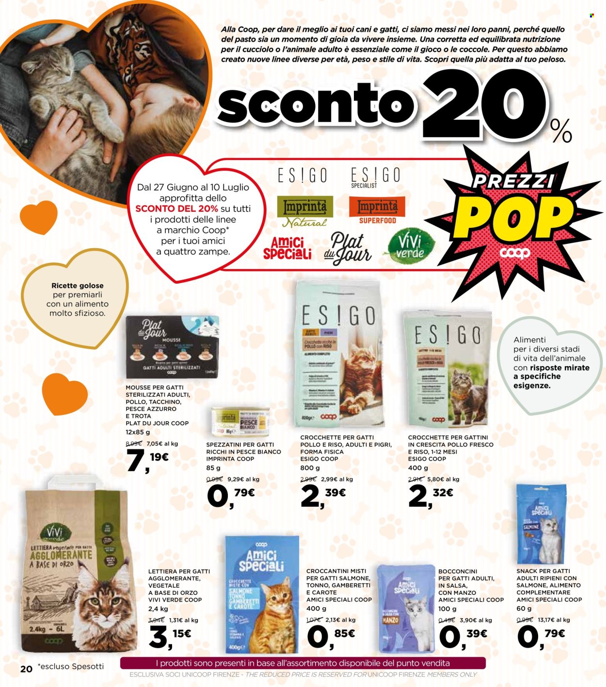 Volantino Coop - 26/6/2024 - 9/7/2024. Pagina 20