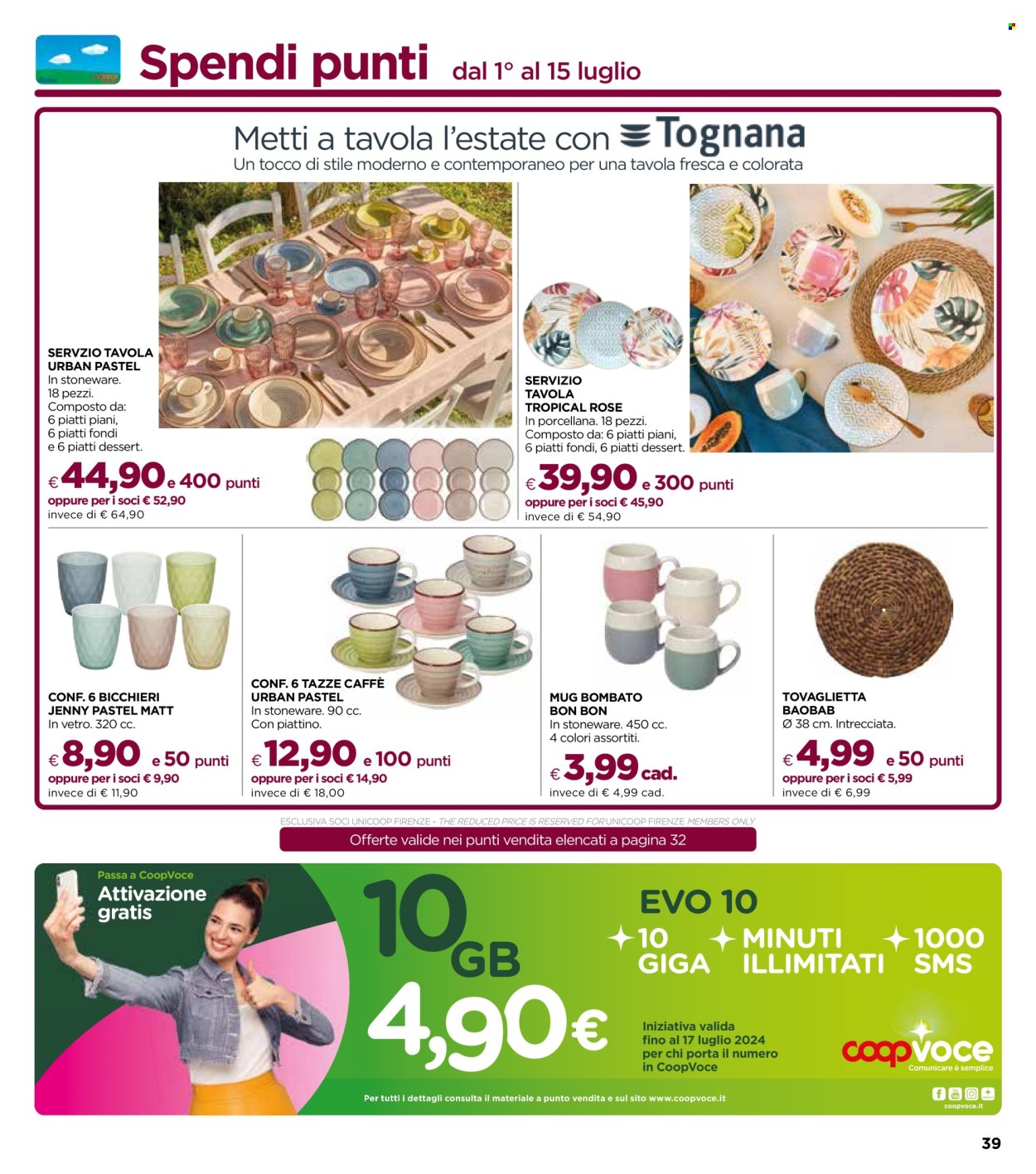 Volantino Coop - 26/6/2024 - 9/7/2024. Pagina 39