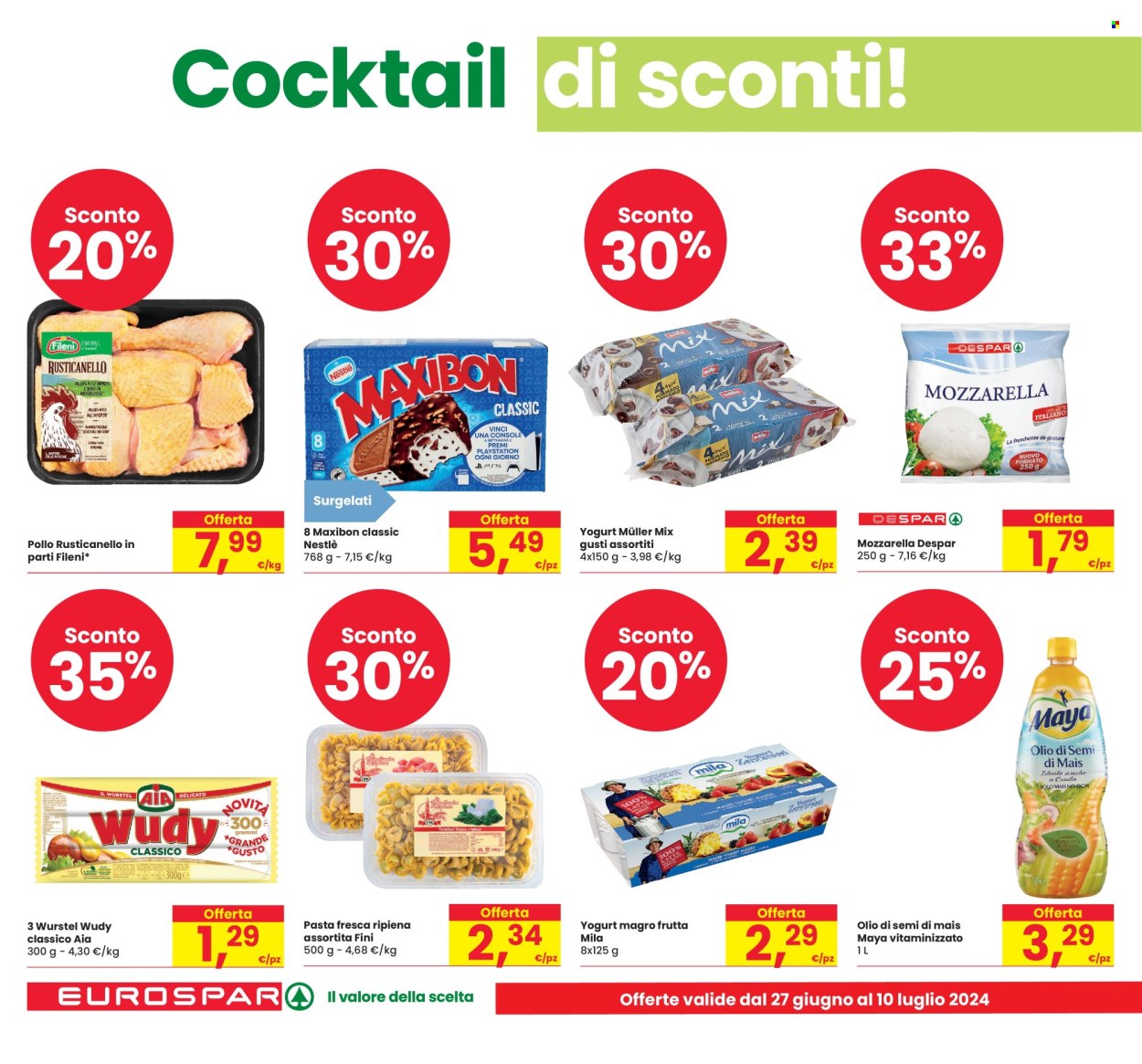 Volantino Eurospar - 27/6/2024 - 10/7/2024. Pagina 2