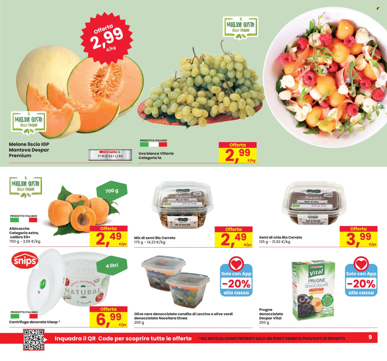 Volantino Eurospar - 27/6/2024 - 10/7/2024. Pagina 9