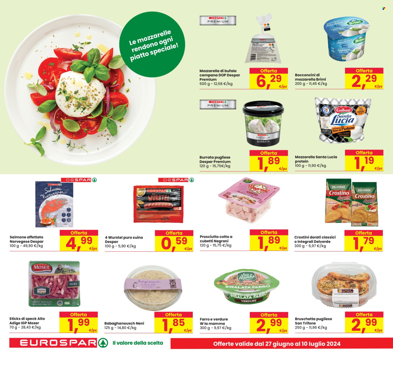 Volantino Eurospar - 27/6/2024 - 10/7/2024. Pagina 10