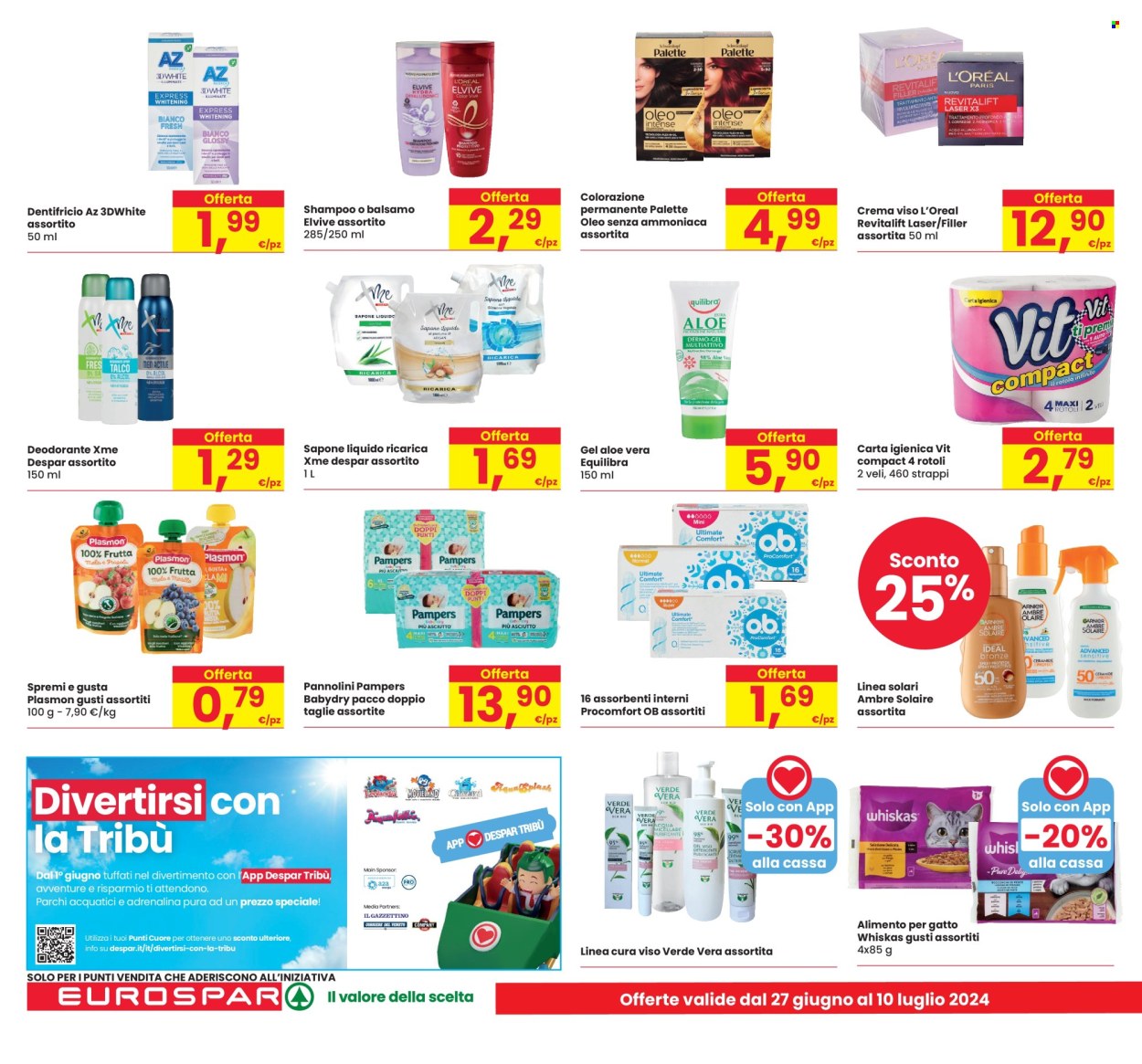 Volantino Eurospar - 27/6/2024 - 10/7/2024. Pagina 22