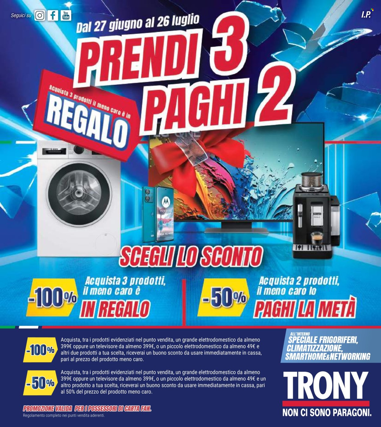 Volantino Trony - 27/6/2024 - 26/7/2024. Pagina 1