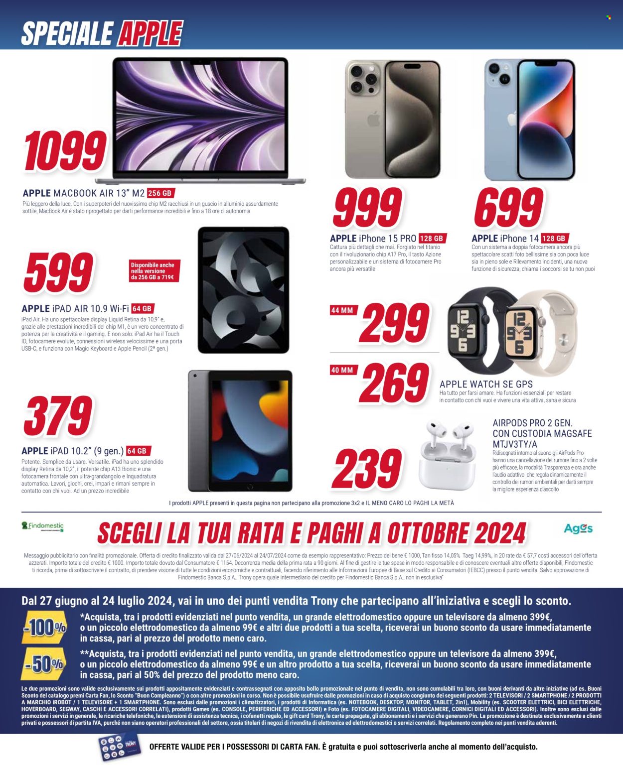 Volantino Trony - 27/6/2024 - 24/7/2024. Pagina 38