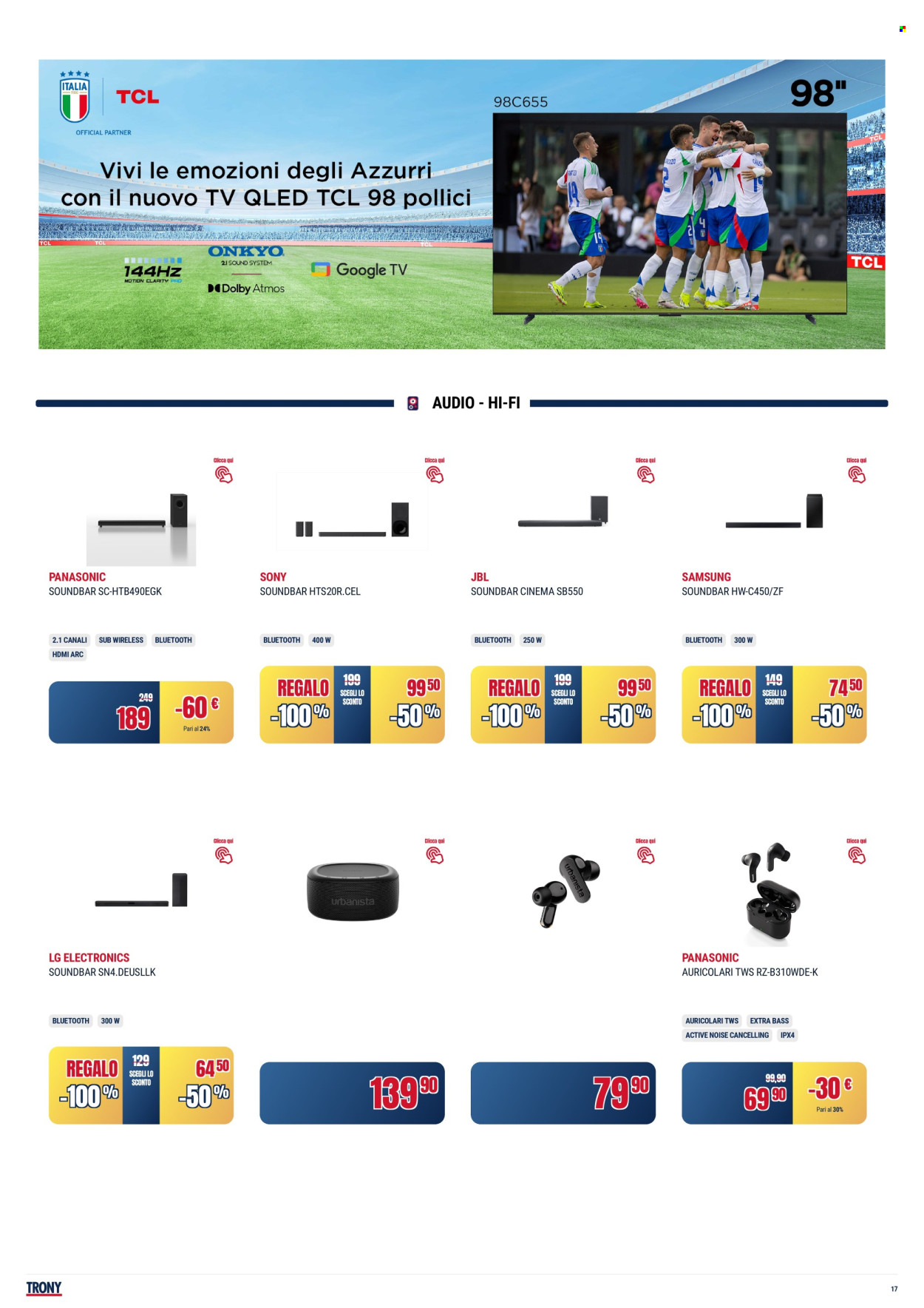 Volantino Trony - 27/6/2024 - 24/7/2024. Pagina 17