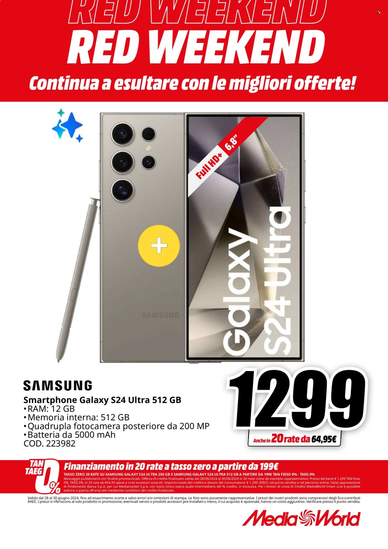 Volantino MediaWorld - 28/6/2024 - 30/6/2024. Pagina 3