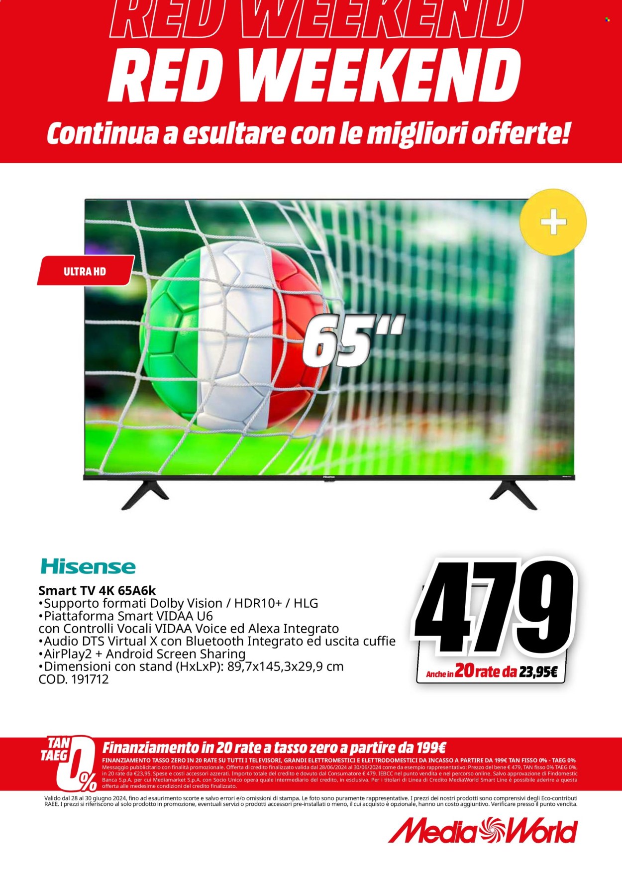 Volantino MediaWorld - 28/6/2024 - 30/6/2024. Pagina 22