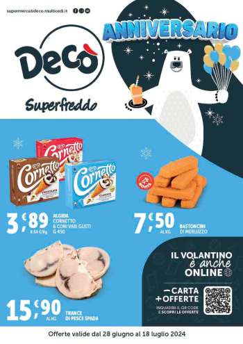 Volantino Deco - 28/6/2024 - 18/7/2024.