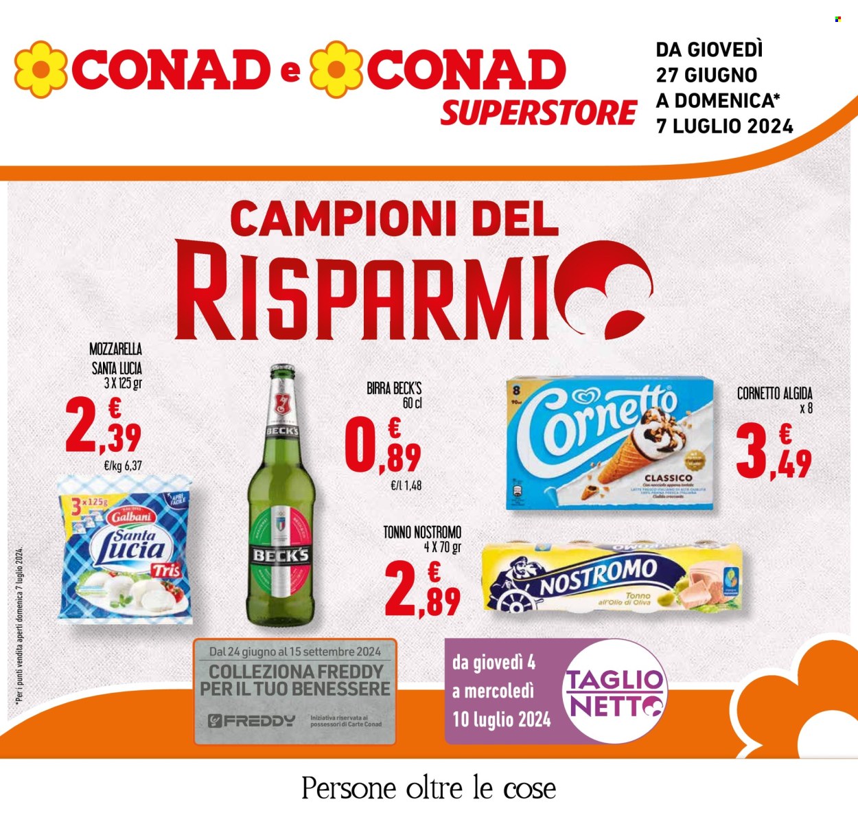 Volantino Conad Superstore - 27/6/2024 - 7/7/2024. Pagina 1