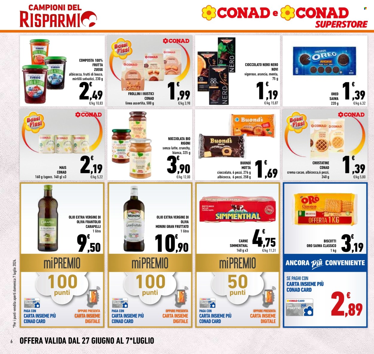 Volantino Conad Superstore - 27/6/2024 - 7/7/2024. Pagina 6