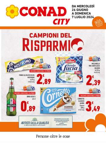 Volantino Conad City - 26/6/2024 - 7/7/2024.